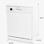 غسالة أطباق يوجين 14 مكان – أبيض - الصورة 3