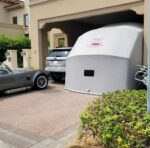 ⁦مظلة سيارة جانبية 360° من الـاصالة مع إطار ألومنيوم⁩ - الصورة ⁦4⁩