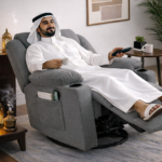 كرسي الاسترخاء الملكي الهزاز والدوّار راحة فندقية بتجربة ذكية ٣٦٠°