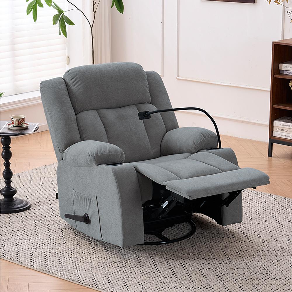 a388013c-f955-41bd-850e-81968cd88d33-1000x1000-qoFPQaVfvzMhJMPVCnCqRFC1PZTXYUNeIZGj8Kva_2d576329-8474-4827-b47f-b456bbb15641-1.jpg كرسي استرخاء هزاز دوار قماش بحامل جوال - الصورة 1